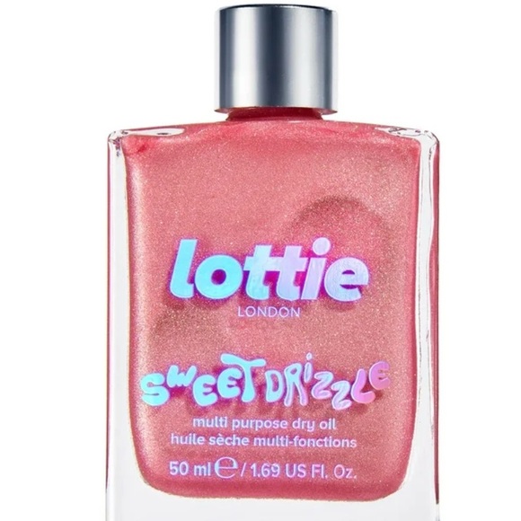 Lottie London Sweet Drizzle Multi-Purpose Dry Oil - Pink Body Oil NEW PC - Picture 3 of 3